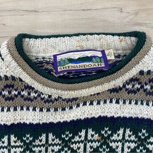 Shenandoah Men's Multicolor Crewneck Sweater